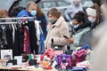 A large flea market in Vienna, Austria, Europe Royalty Free Stock Photo